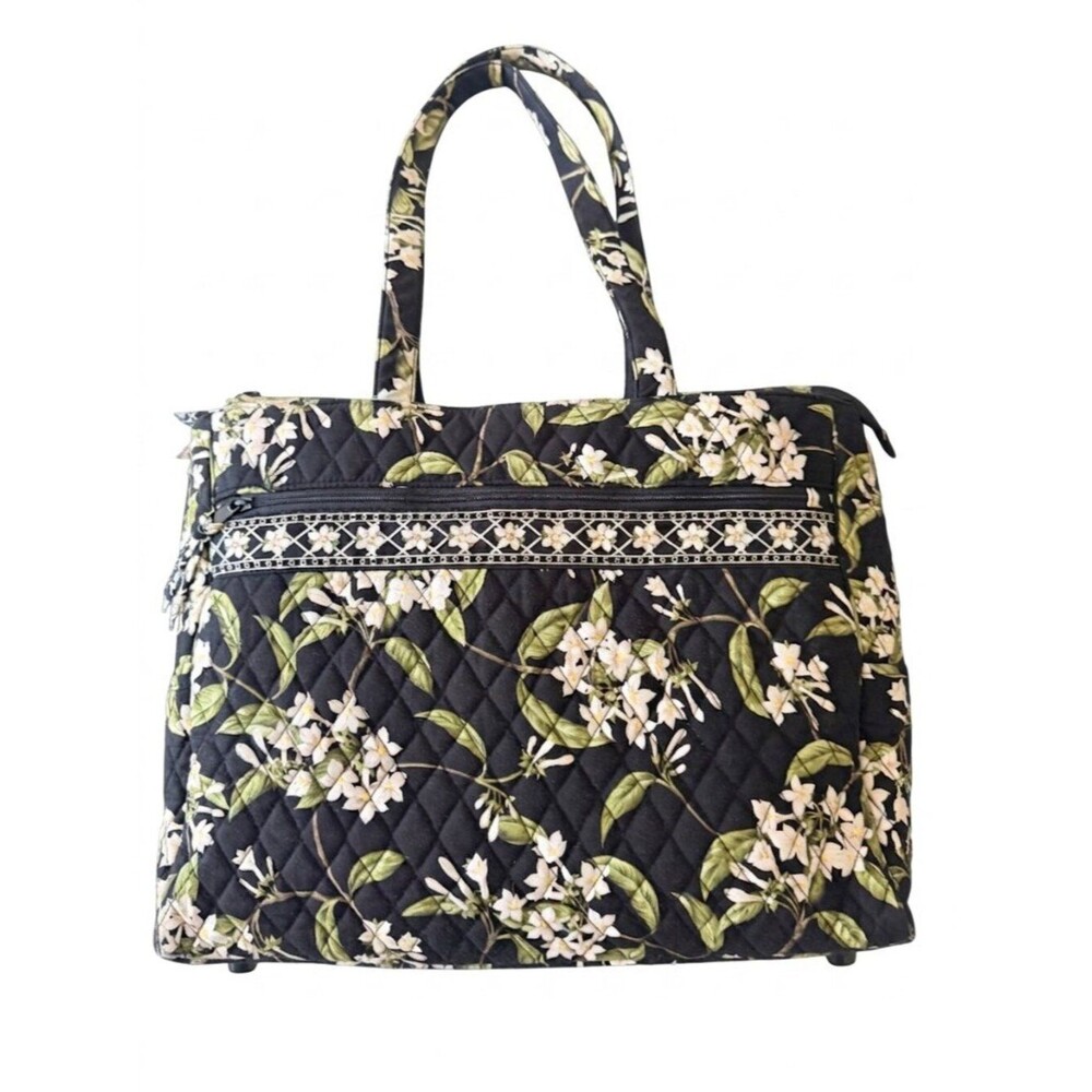 Vera Bradley Retired Jasmine Quilted Vera Tote Bag - Vintage 2003